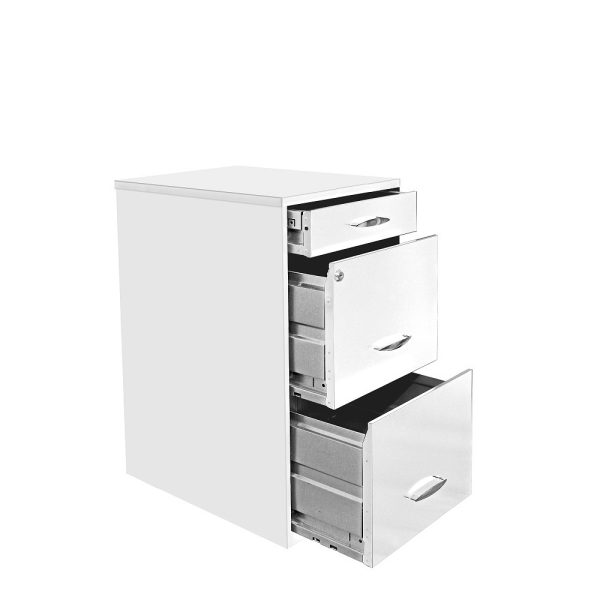Archivero Carta 2 Gavetas + 1 Cajón Papelero