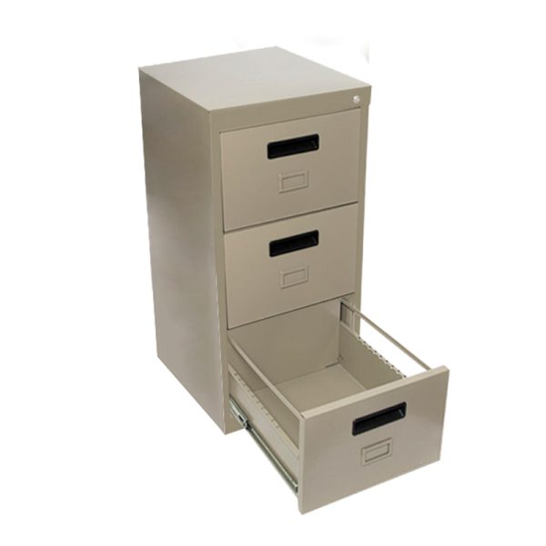 Archivero Metálico con Correderas 3 Gavetas Oficio - Arena - EKO