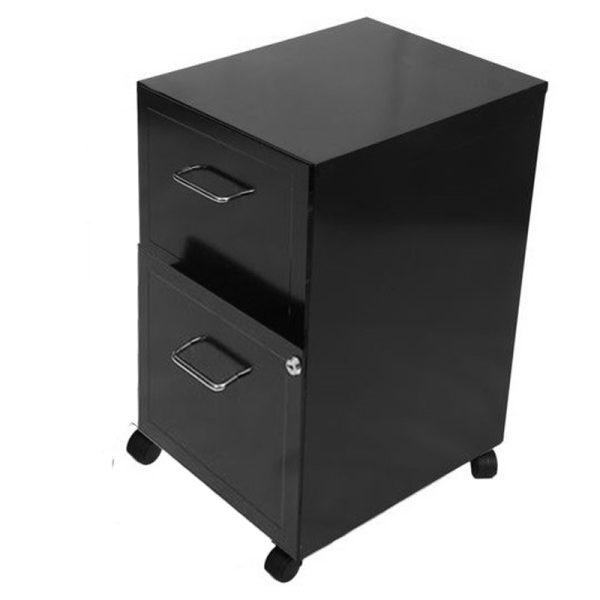 Archivero Filerk 2 Gavetas Carta Color Negro