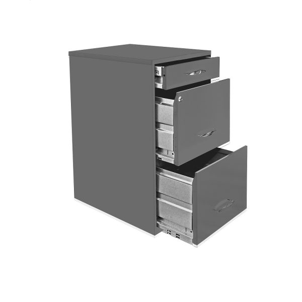Archivero Carta 2 Gavetas + 1 Cajón Papelero
