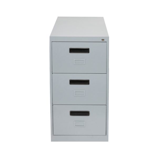 Archivero Metálico con Correderas 3 Gavetas Oficio - Gris