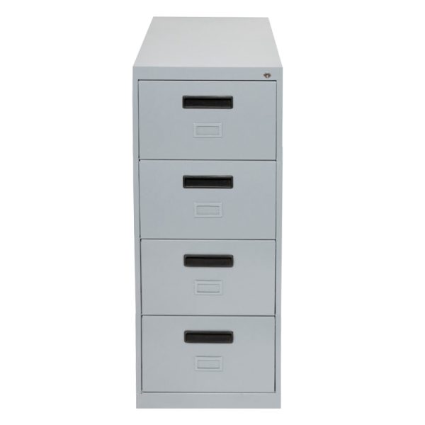Archivero Metálico con Correderas 4 Gavetas Oficio - Gris - EKO