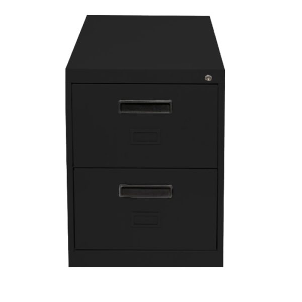 Archivero Metálico con Correderas 2 Gavetas Oficio - Negro - EKO